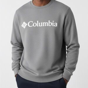 Columbia Men’s Noe Valley III Pullover Crew Sweatshirt – Grey – Size L
